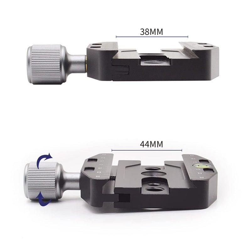 fotoconic CL-110N Quick Release Clamp Compatible with Arca Swiss QR Plate, Arca Clamp Relacement for Tripod Monopod - Image 4